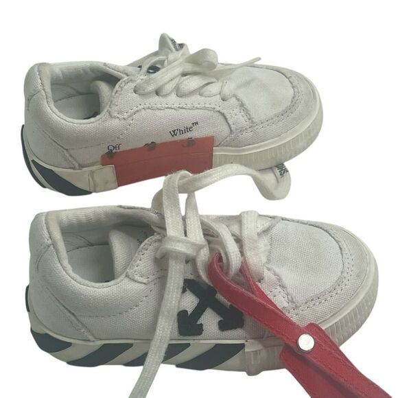 Off-White Kids Vulcanised- Sneakers 24” kids size 6 RARE - Picture 10 of 13